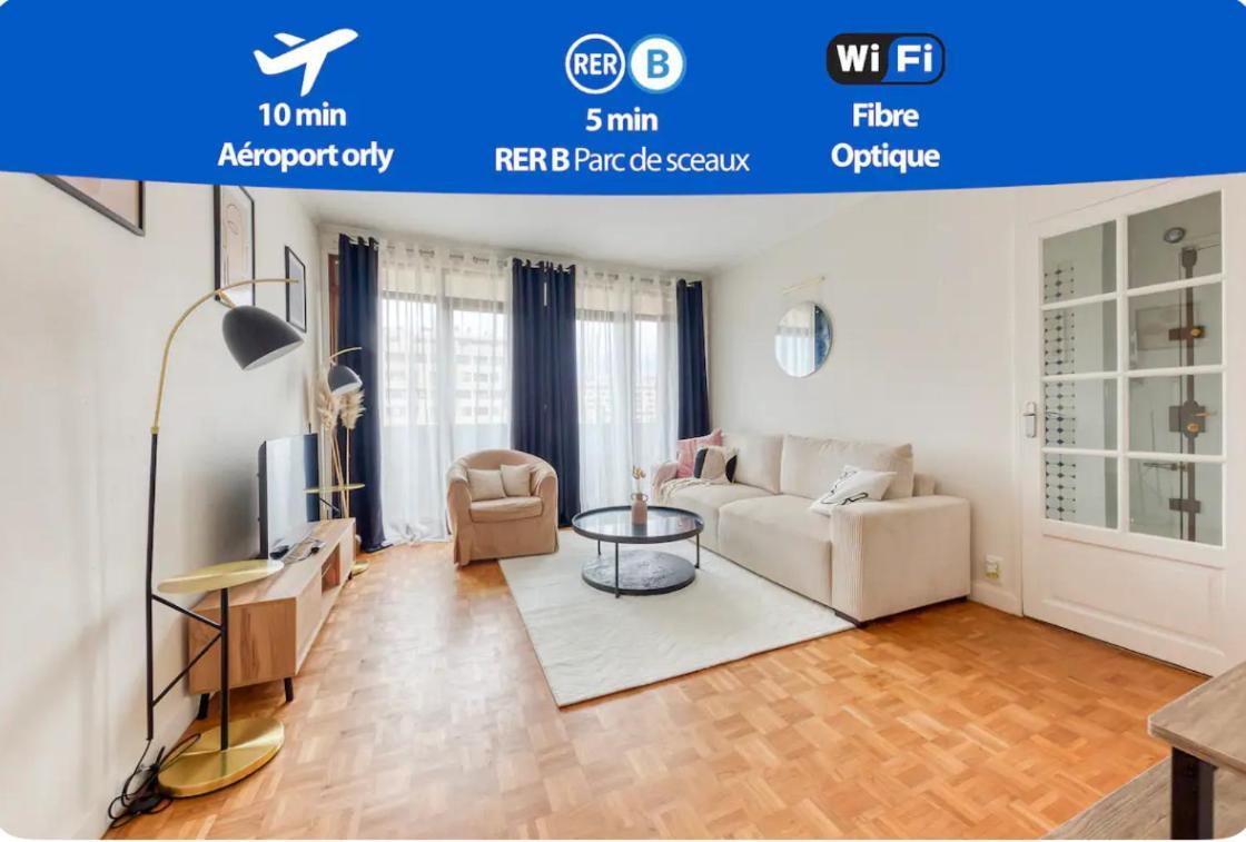 T3 10min From Orly Airport And 5min From Rer B Antony